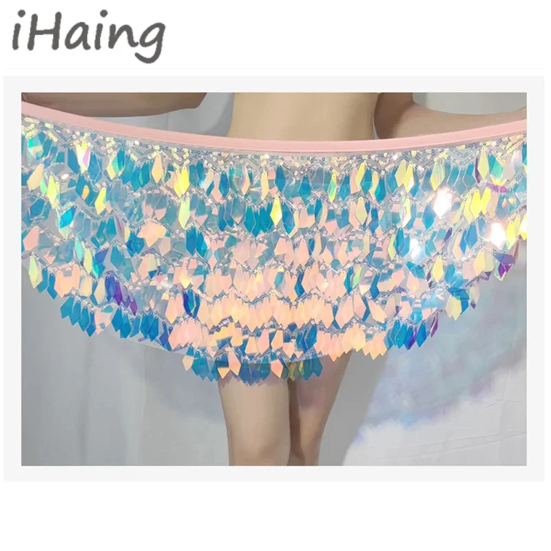 Женский блестящий пояс с блестками, индийский хип-шарф с кисточками для танца живота, карнавальный костюм с цепочкой на талии, вечерние юбки с запахом, сценическое выступление
Женский блестящий пояс с блестками, индийский хип-шарф с кисточками для танца живота, карнавальный костюм с цепочкой на талии, вечерние юбки с запахом, сценическое выступление