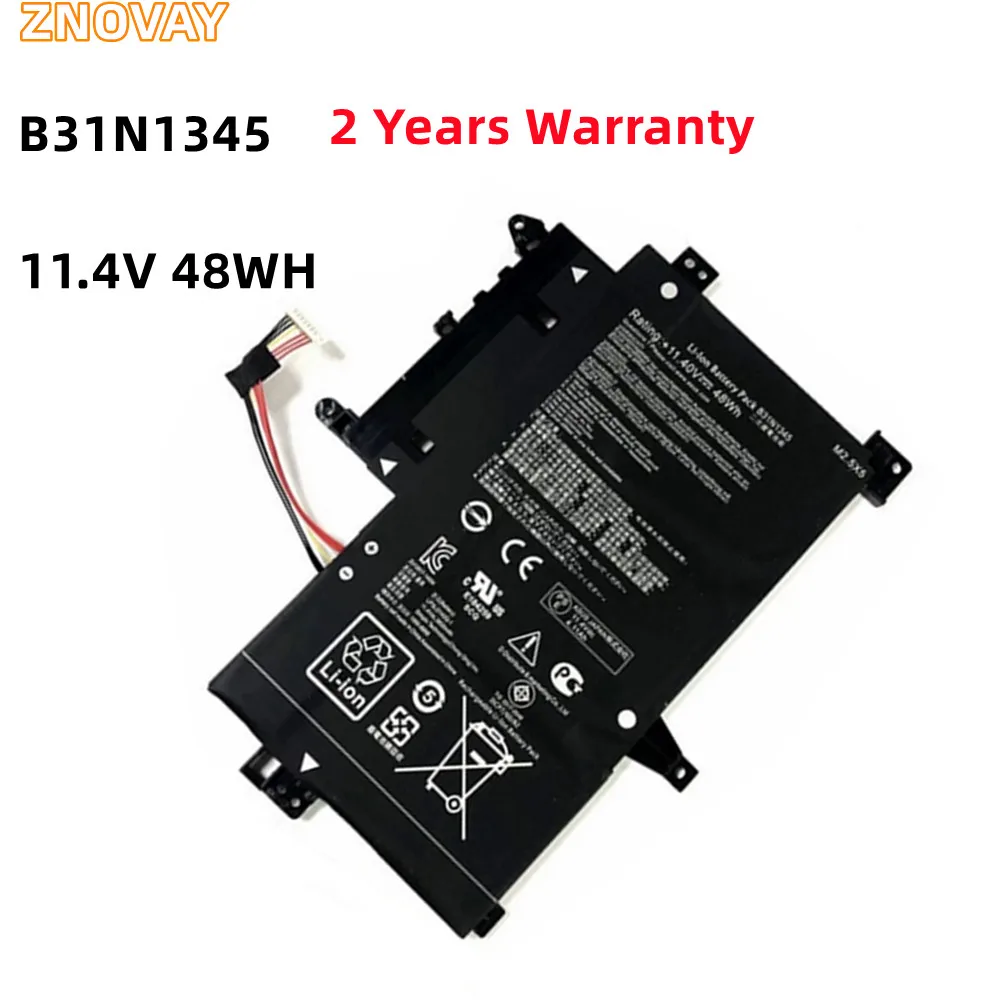 ZNOVAY B31N1345 11.4V 48WH Laptop Battery for ASUS TP500 TP500LA TP500LN TP500LB 0B200-00990100 Series
ZNOVAY B31N1345 11.4V 48WH Laptop Battery for ASUS TP500 TP500LA TP500LN TP500LB 0B200-00990100 Series