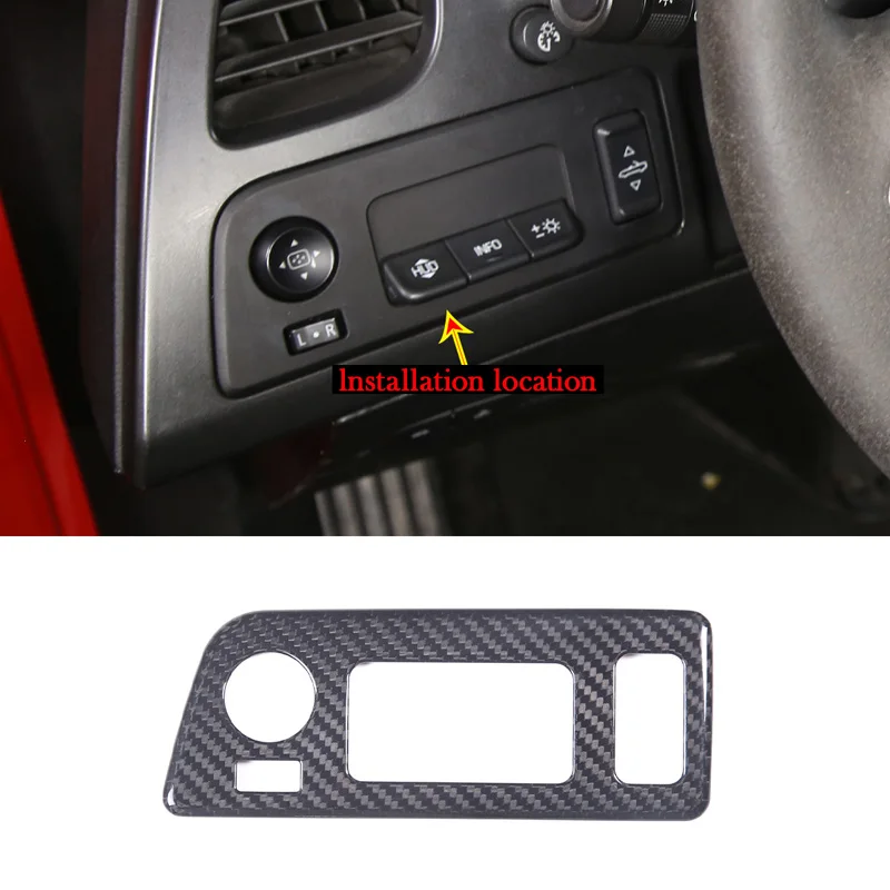 Для 2014-2019 Chevrolet Corvette C7 Стайлинг автомобиля из натурального углеродного волокна кнопка переключения фары рамка наклейка автомобильные аксессуары для интерьера
Для 2014-2019 Chevrolet Corvette C7 Стайлинг автомобиля из натурального углеродного волокна кнопка переключения фары рамка наклейка автомобильные аксессуары для интерьера
