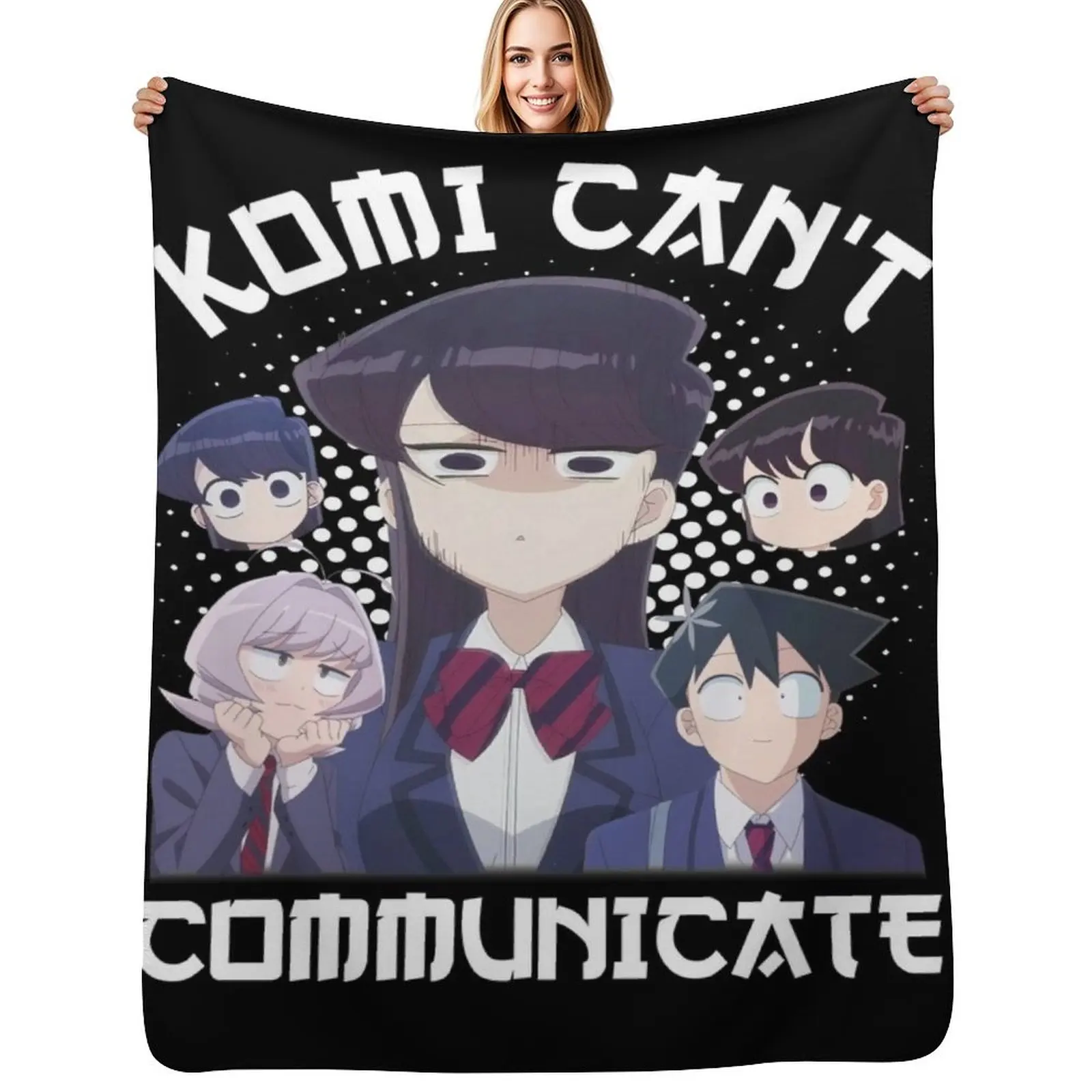 Komi Can't Communicate - komi san Throw Blanket Compact Warm Blanket for Car Road Trip
Komi Can't Communicate - komi san Throw Blanket Compact Warm Blanket for Car Road Trip