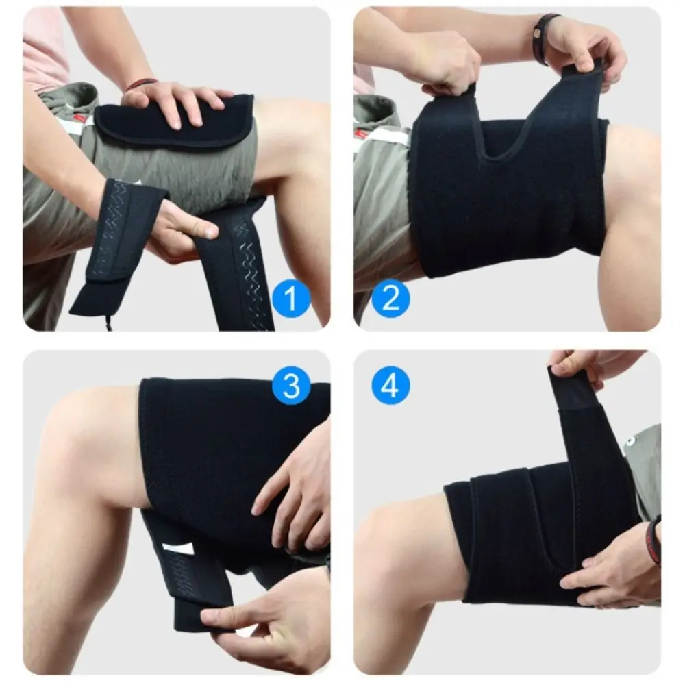 Hamstring Support Adjustable Leg Guards Compression Elastic Thigh Support Nylon Durable Upper Leg Sleeves Running
Hamstring Support Adjustable Leg Guards Compression Elastic Thigh Support Nylon Durable Upper Leg Sleeves Running