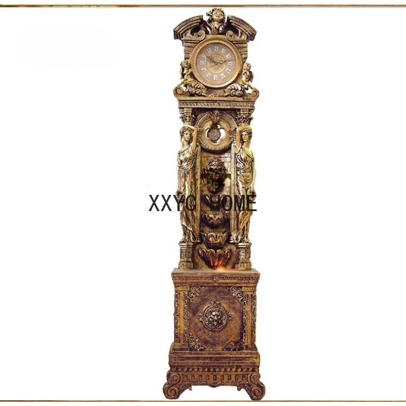 Floor Living Room the Grandfather Clock Vertical Bell Large Standing Grandfather Clock European Antique Clock Floor Ornaments
Floor Living Room the Grandfather Clock Vertical Bell Large Standing Grandfather Clock European Antique Clock Floor Ornaments
