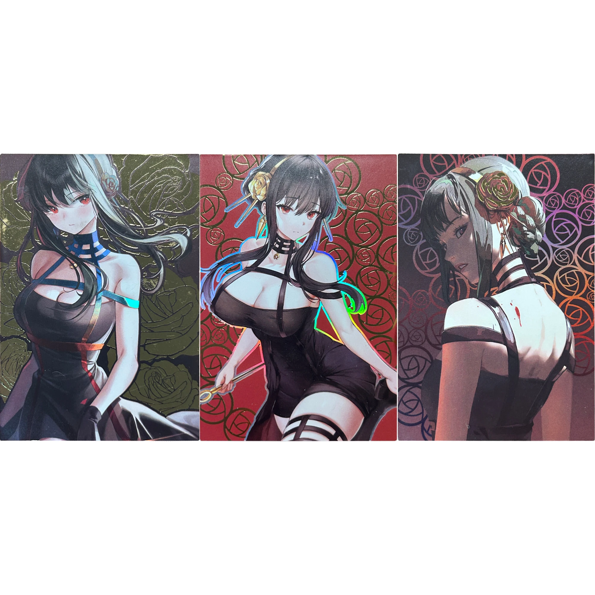 Diy Self Made 3Pcs/set Spy Family Yor Forger Flash Card Classic Game Anime Collection Cards Gift Toys
Diy Self Made 3Pcs/set Spy Family Yor Forger Flash Card Classic Game Anime Collection Cards Gift Toys