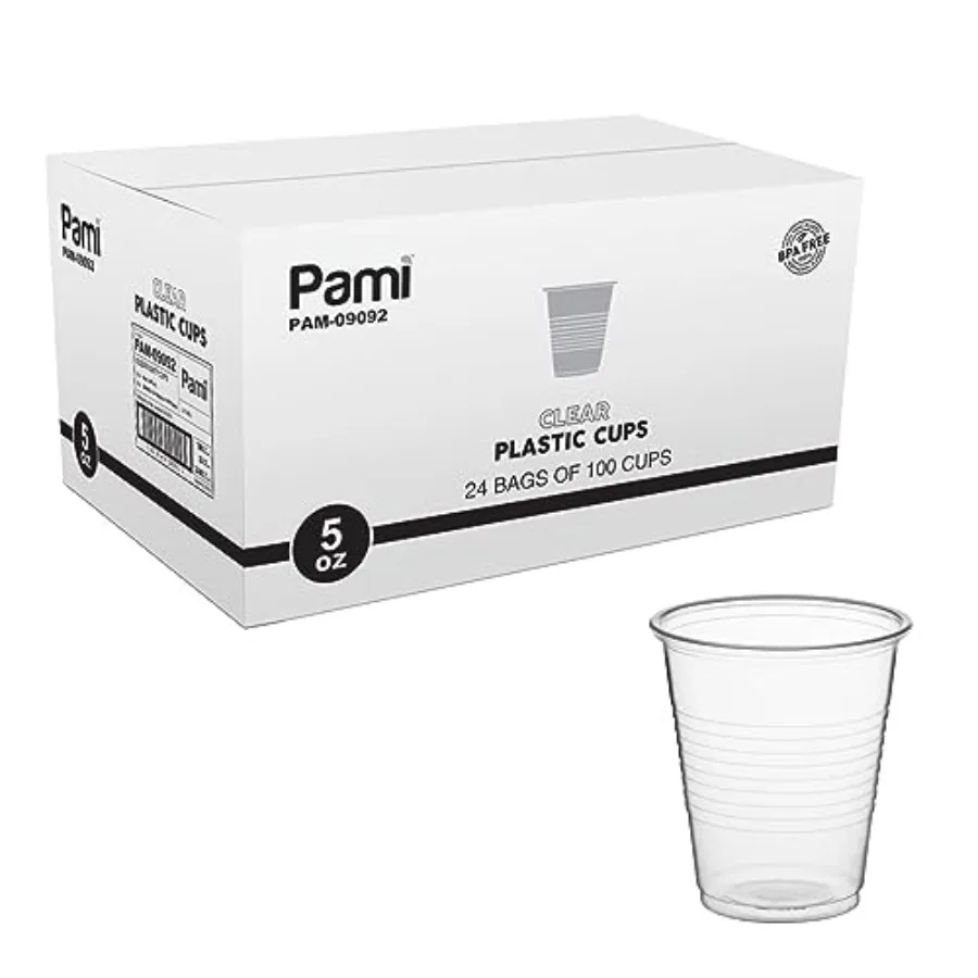Disposable Plastic Cups Bpa- Drinking Glasses for Parties Cold Drinks Smoothies Jello Cocktails
Disposable Plastic Cups Bpa- Drinking Glasses for Parties Cold Drinks Smoothies Jello Cocktails