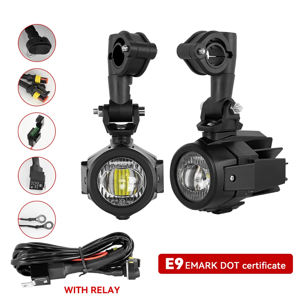 For BMW R1300GS F650GS K1600 K1600B Universal Motorcycle LED Driving Fog Lamps
For BMW R1300GS F650GS K1600 K1600B Universal Motorcycle LED Driving Fog Lamps