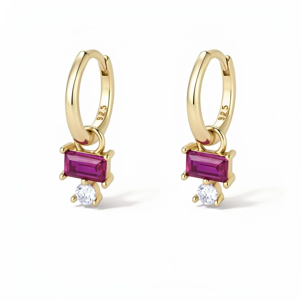 Red Square Zircon Earrings S925 Pure Silver Simple Fresh Style Jewelry Elegant Sensation Niche Market
Red Square Zircon Earrings S925 Pure Silver Simple Fresh Style Jewelry Elegant Sensation Niche Market