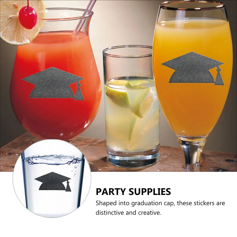 24pcs Graduation Cap Stickers High Quality Bright Colors Party Supplies Adhesive Water Cup Decor Paper Sticker
24pcs Graduation Cap Stickers High Quality Bright Colors Party Supplies Adhesive Water Cup Decor Paper Sticker