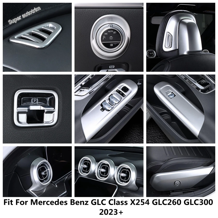 Seat Pillow Button / Hand Brake / AC Air Conditioning Vents Cover Trim For Mercedes Benz GLC 260 300 X254 2023 2024 Accessories
Seat Pillow Button / Hand Brake / AC Air Conditioning Vents Cover Trim For Mercedes Benz GLC 260 300 X254 2023 2024 Accessories