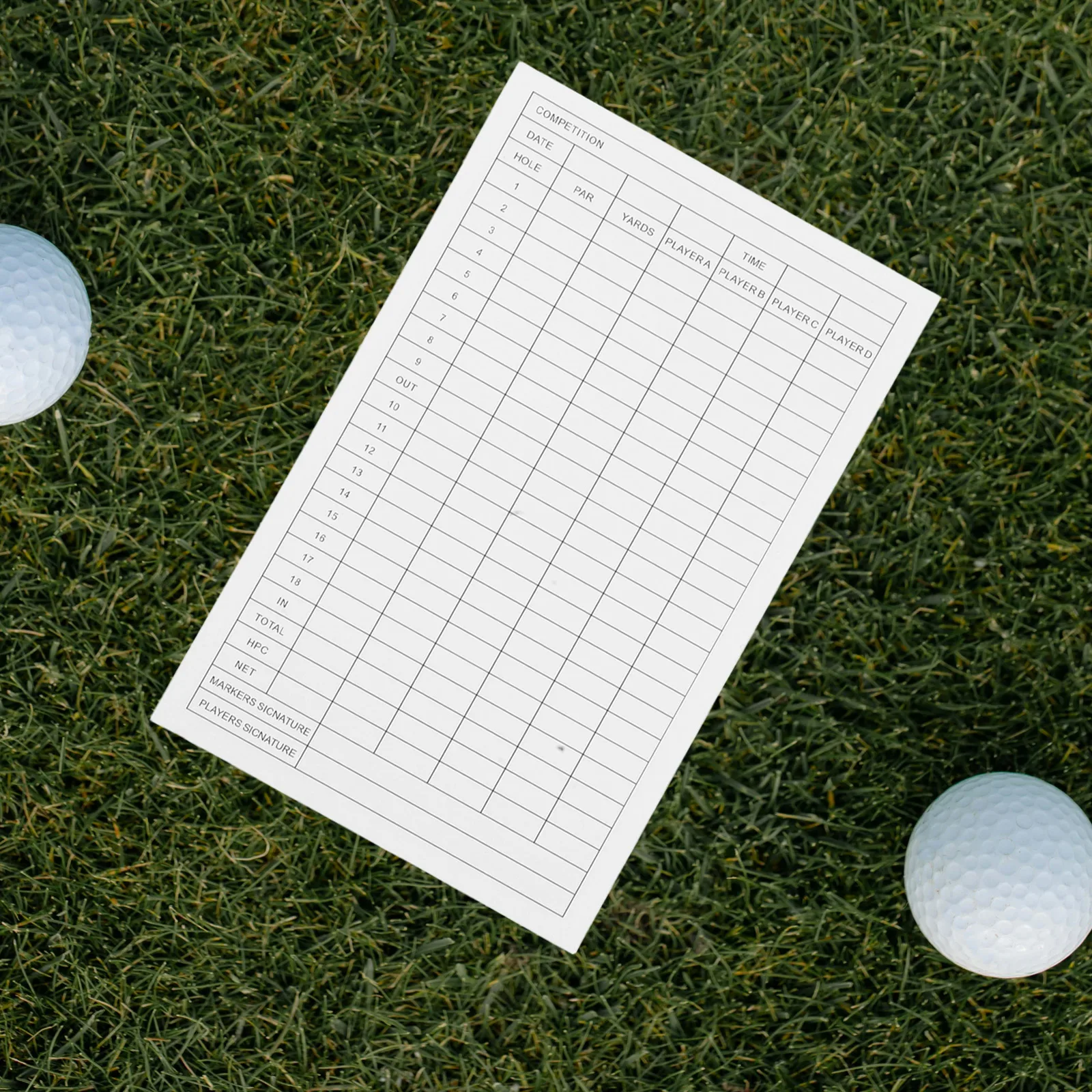 30pcs Golf Scorecard Coated Paper Recording Cards Portable Sports Accessories for Outdoor Use Golfs Supplies Tools
30pcs Golf Scorecard Coated Paper Recording Cards Portable Sports Accessories for Outdoor Use Golfs Supplies Tools