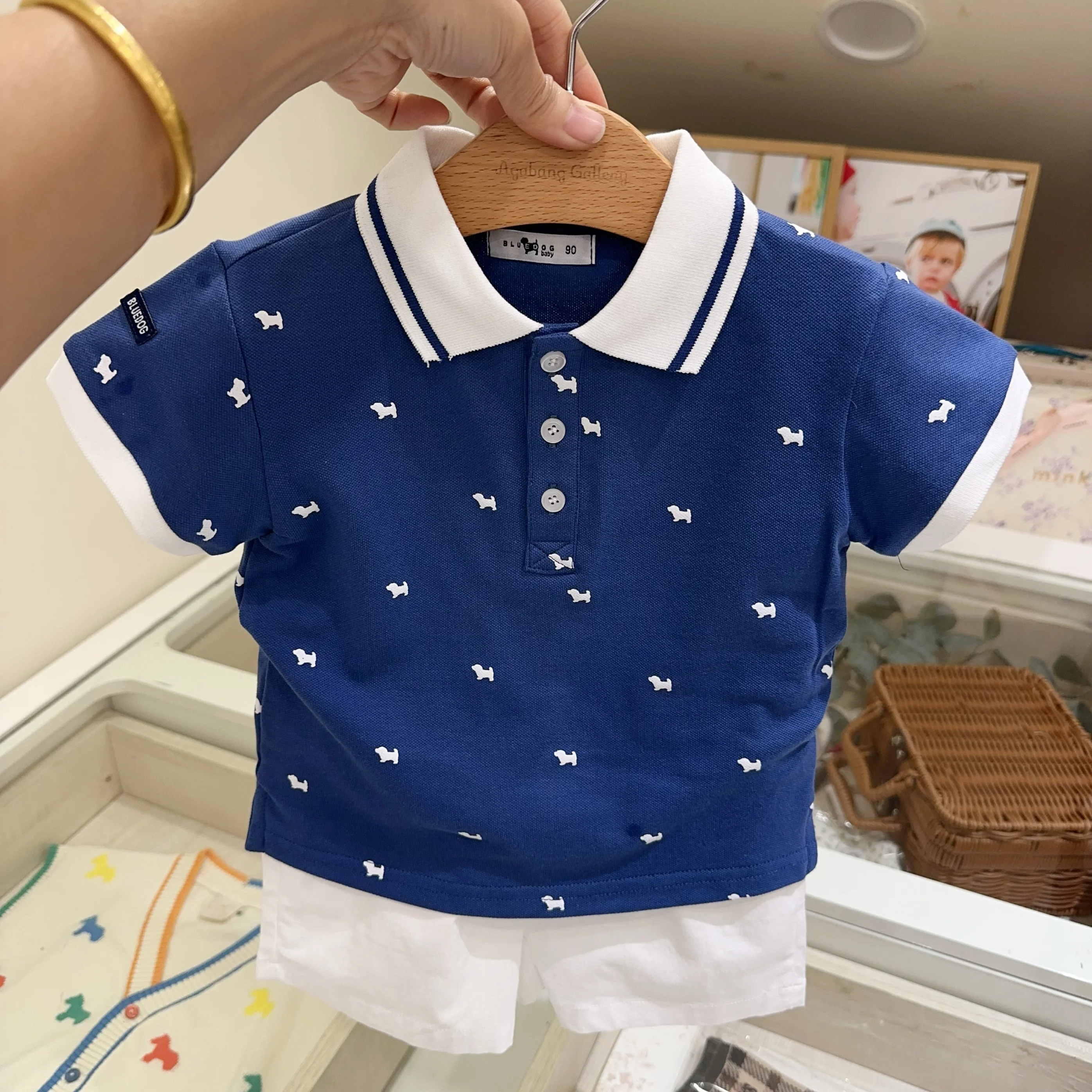 Summer New Cotton Short Sleeve Turn-down Collar Children's Clothing Set Casual Pants Boys Girls Baby Fashion Outfit
Summer New Cotton Short Sleeve Turn-down Collar Children's Clothing Set Casual Pants Boys Girls Baby Fashion Outfit