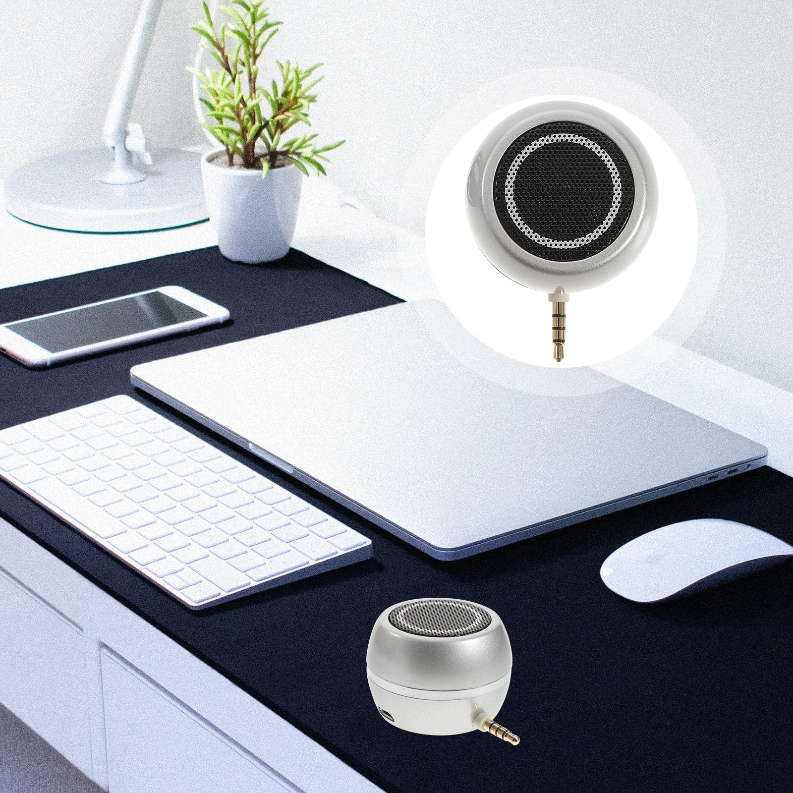 Wired Rechargeable Speaker 3.5mm Aux Input USB Desktop External Speaker Mini Portable Loudspeaker Compatible with Phones
Wired Rechargeable Speaker 3.5mm Aux Input USB Desktop External Speaker Mini Portable Loudspeaker Compatible with Phones