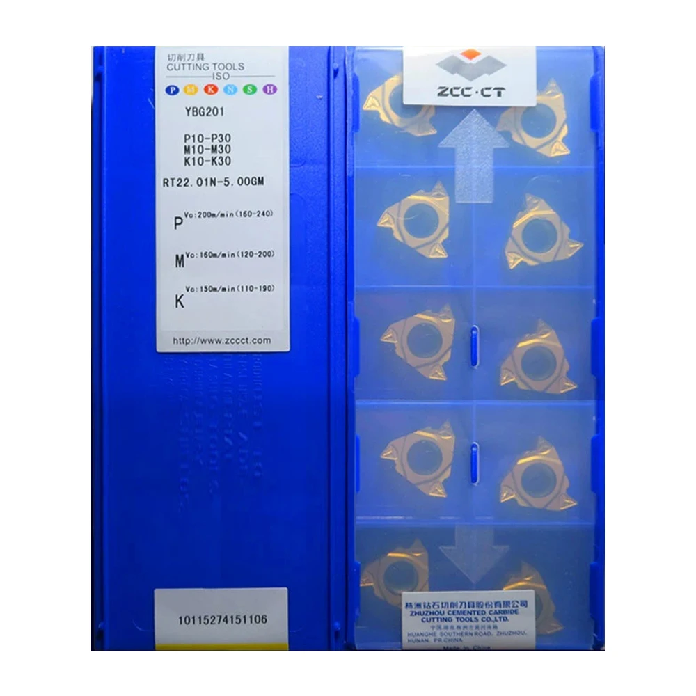 HUAZHICHUN RT22.01N-5.00GM YBG201 Твердосплавный токарный станок с ЧПУ, вставки для токарной обработки резьбы для держателя инструмента для токарной обработки резьбы 
HUAZHICHUN RT22.01N-5.00GM YBG201 Твердосплавный токарный станок с ЧПУ, вставки для токарной обработки резьбы для держателя инструмента для токарной обработки резьбы