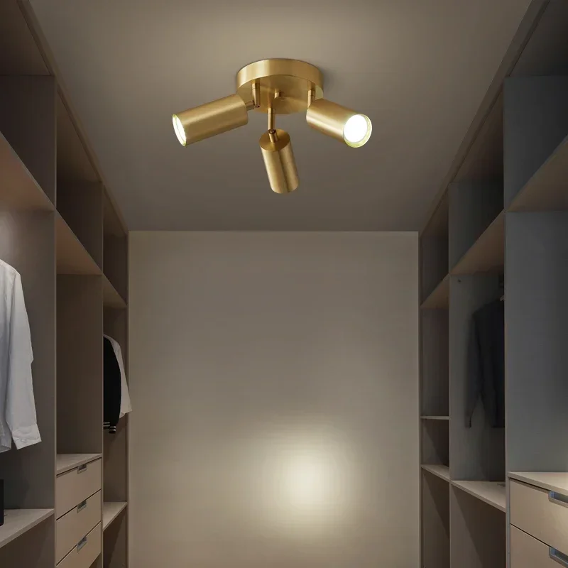Postmodern Style Ceiling Lamp Spotlight Down Light Iron Gold 2/3/4Heads Aisle Corridor Store Lighting Adjustable Direction
Postmodern Style Ceiling Lamp Spotlight Down Light Iron Gold 2/3/4Heads Aisle Corridor Store Lighting Adjustable Direction