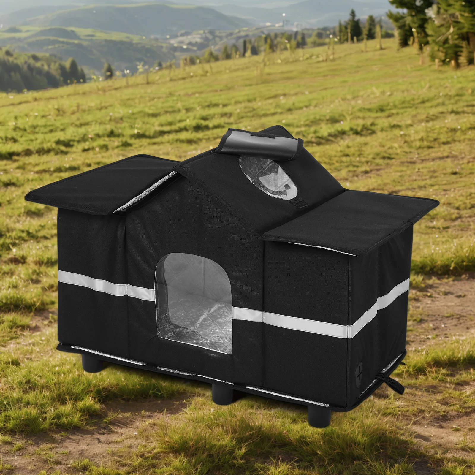 Waterproof Outdoor Cat House with Roof Window Large Cat Shelter Elevated Pet House Can Be Used Indoors Winter Summer Outdoor
Waterproof Outdoor Cat House with Roof Window Large Cat Shelter Elevated Pet House Can Be Used Indoors Winter Summer Outdoor
