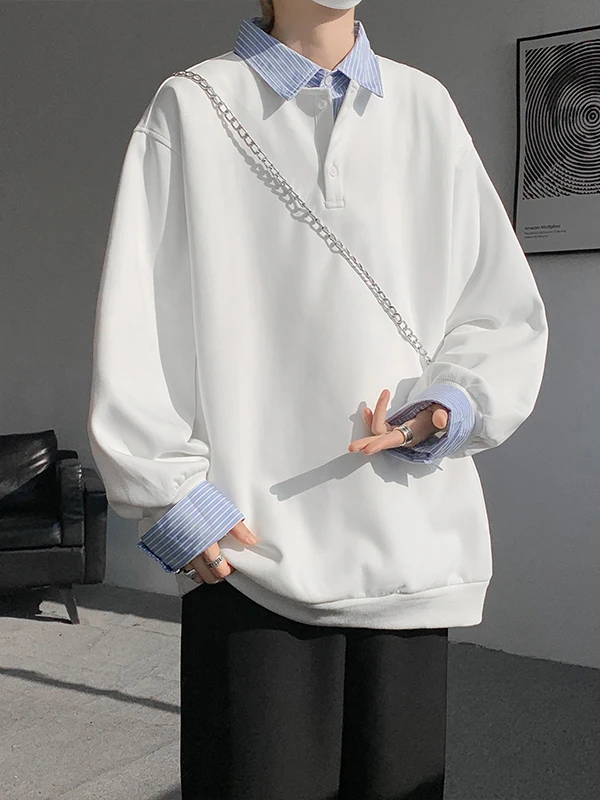 Японская толстовка-худи в стиле пэчворк с отложным воротником для мужчин, весенняя, модная, брендовая, плотная, с длинными рукавами, топ Haome
Японская толстовка-худи в стиле пэчворк с отложным воротником для мужчин, весенняя, модная, брендовая, плотная, с длинными рукавами, топ Haome