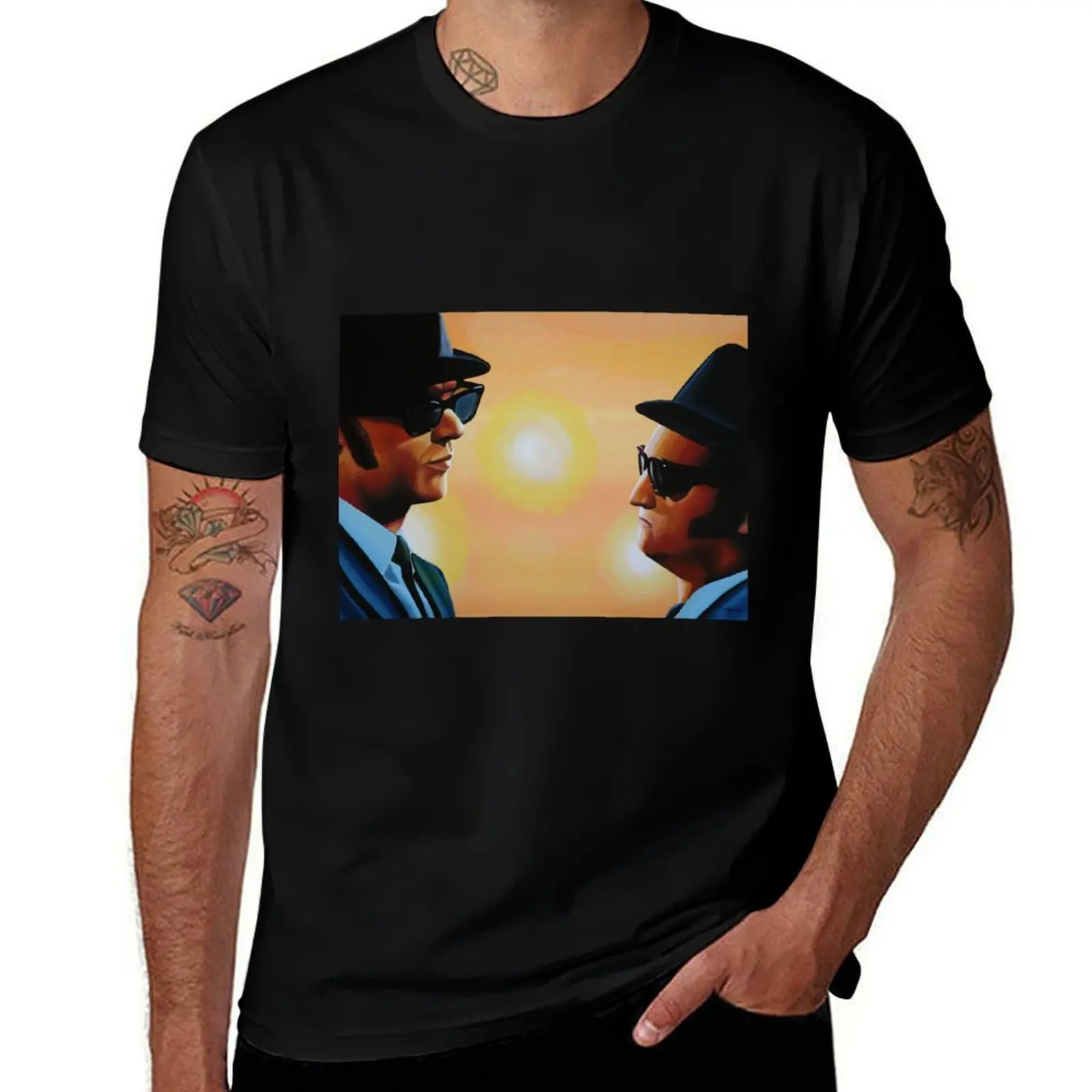 The Blues Brothers Painting T-Shirt new gifts and t-shirts summer tops summer 2025 sweat shirts, men
The Blues Brothers Painting T-Shirt new gifts and t-shirts summer tops summer 2025 sweat shirts, men