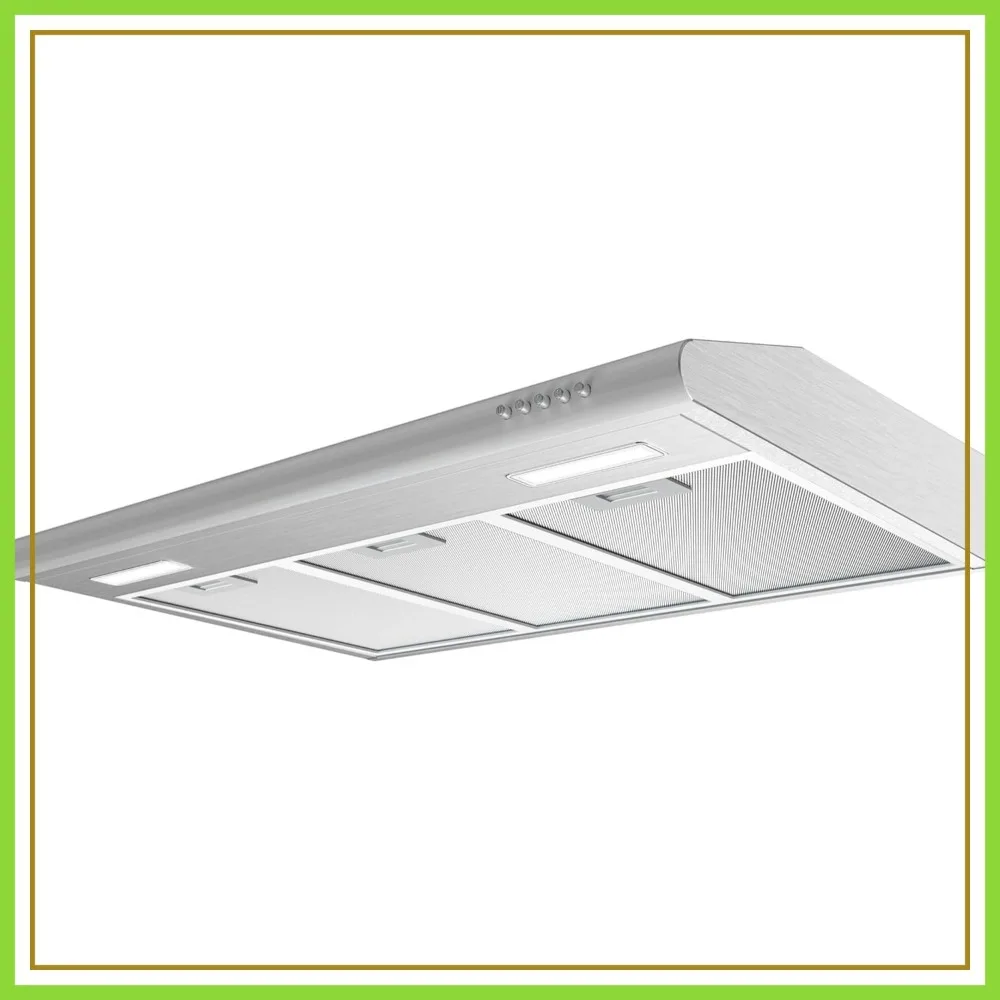 30 inch Under Cabinet Range Hood for Kitchen, 3 Speed Exhaust Fan, Ducted/Ductless, Stainless Steel
30 inch Under Cabinet Range Hood for Kitchen, 3 Speed Exhaust Fan, Ducted/Ductless, Stainless Steel