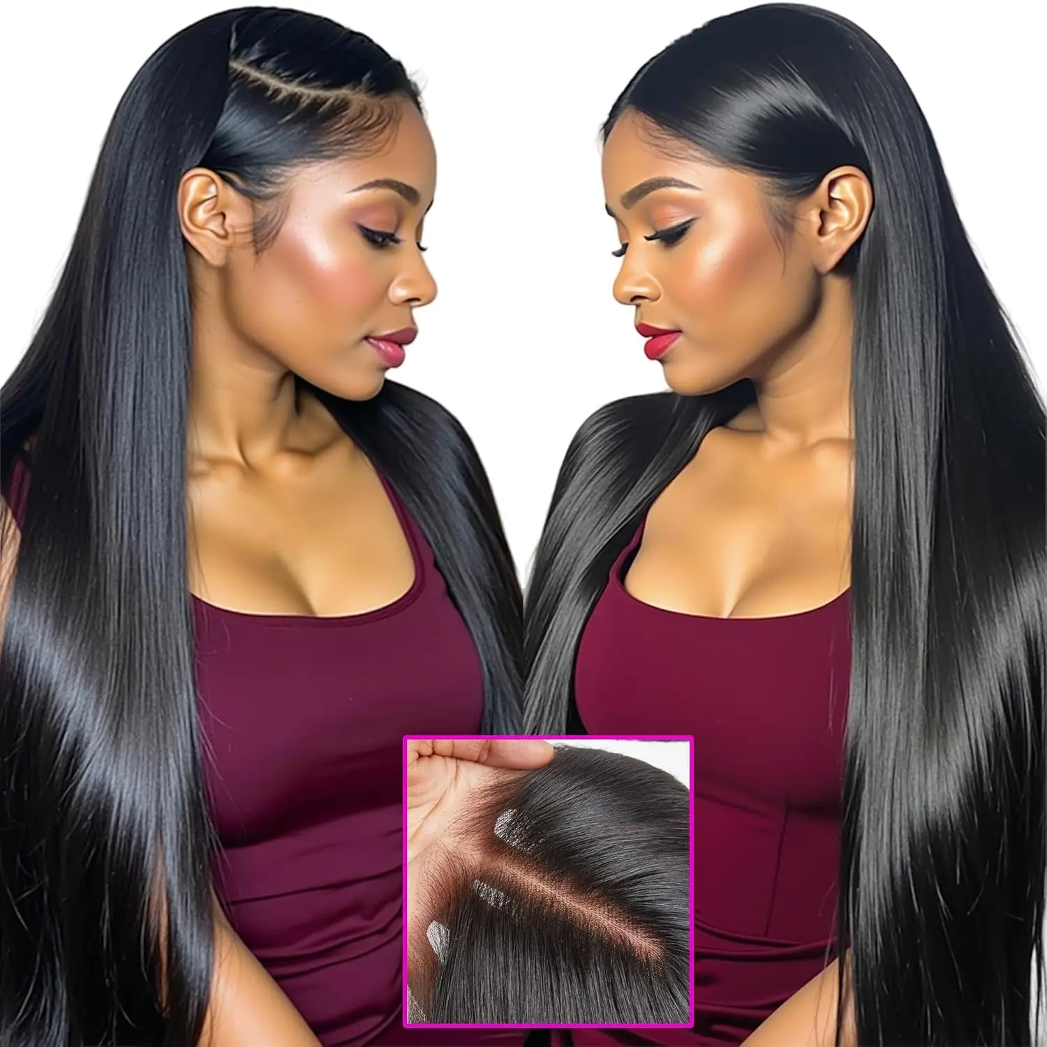 40 30 Inch Bone Straight Human Hair Wigs 13x6 HD Lace Frontal Wig Preplucked Black 13x4 Brazilian Hair Clearance Sale Glueless 
40 30 Inch Bone Straight Human Hair Wigs 13x6 HD Lace Frontal Wig Preplucked Black 13x4 Brazilian Hair Clearance Sale Glueless