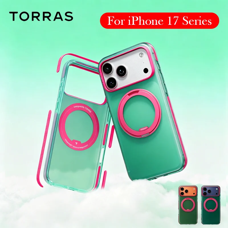 TORRAS O3 Hue Case For iPhone 17 Pro Max Bracket Back Cover Case for iPhone 17 Pro
TORRAS O3 Hue Case For iPhone 17 Pro Max Bracket Back Cover Case for iPhone 17 Pro
