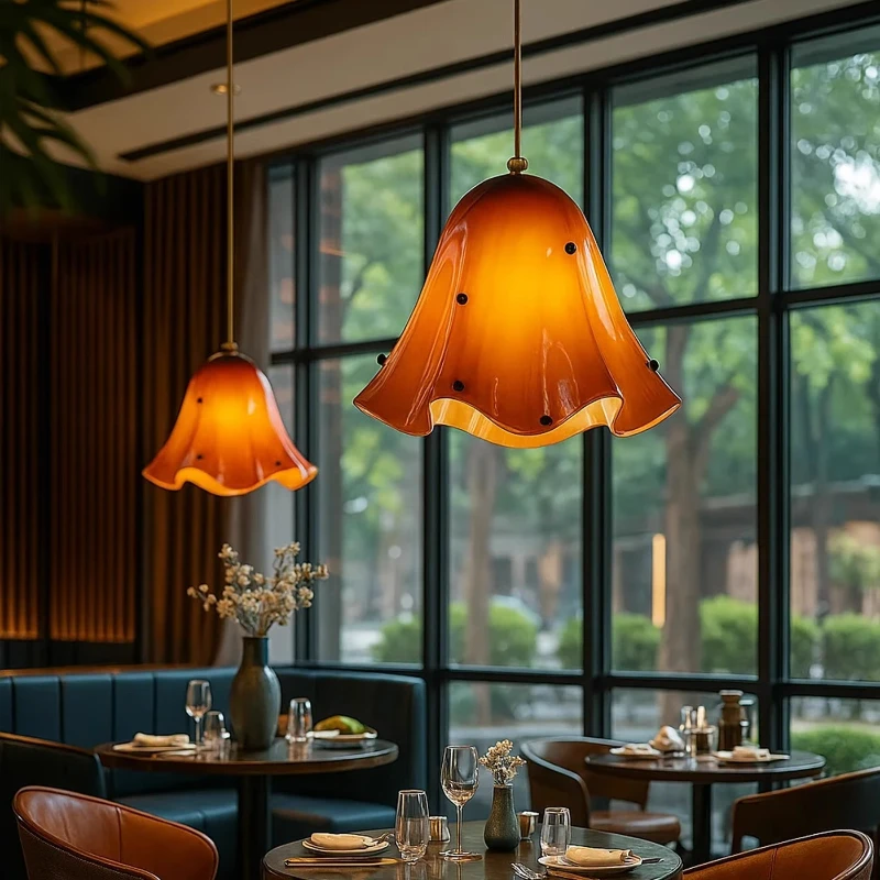 French Vintage Glass Chandelier - Colorful Creative Bedroom Bedside Lamp - Retro Corridor Entrance Hall Passageway Light
French Vintage Glass Chandelier - Colorful Creative Bedroom Bedside Lamp - Retro Corridor Entrance Hall Passageway Light