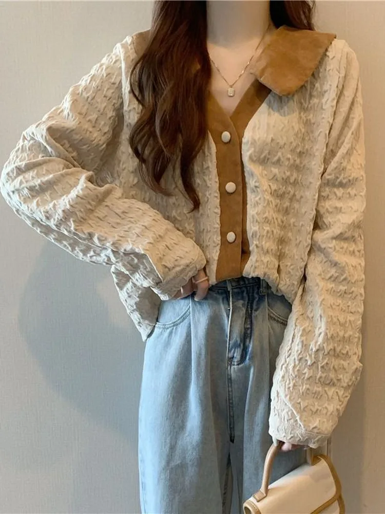 plus Size Loose Fit Korean Sle irt Conceals Belly Versatile Slimming Design Button Detailing Long Sve Casual Top
plus Size Loose Fit Korean Sle irt Conceals Belly Versatile Slimming Design Button Detailing Long Sve Casual Top