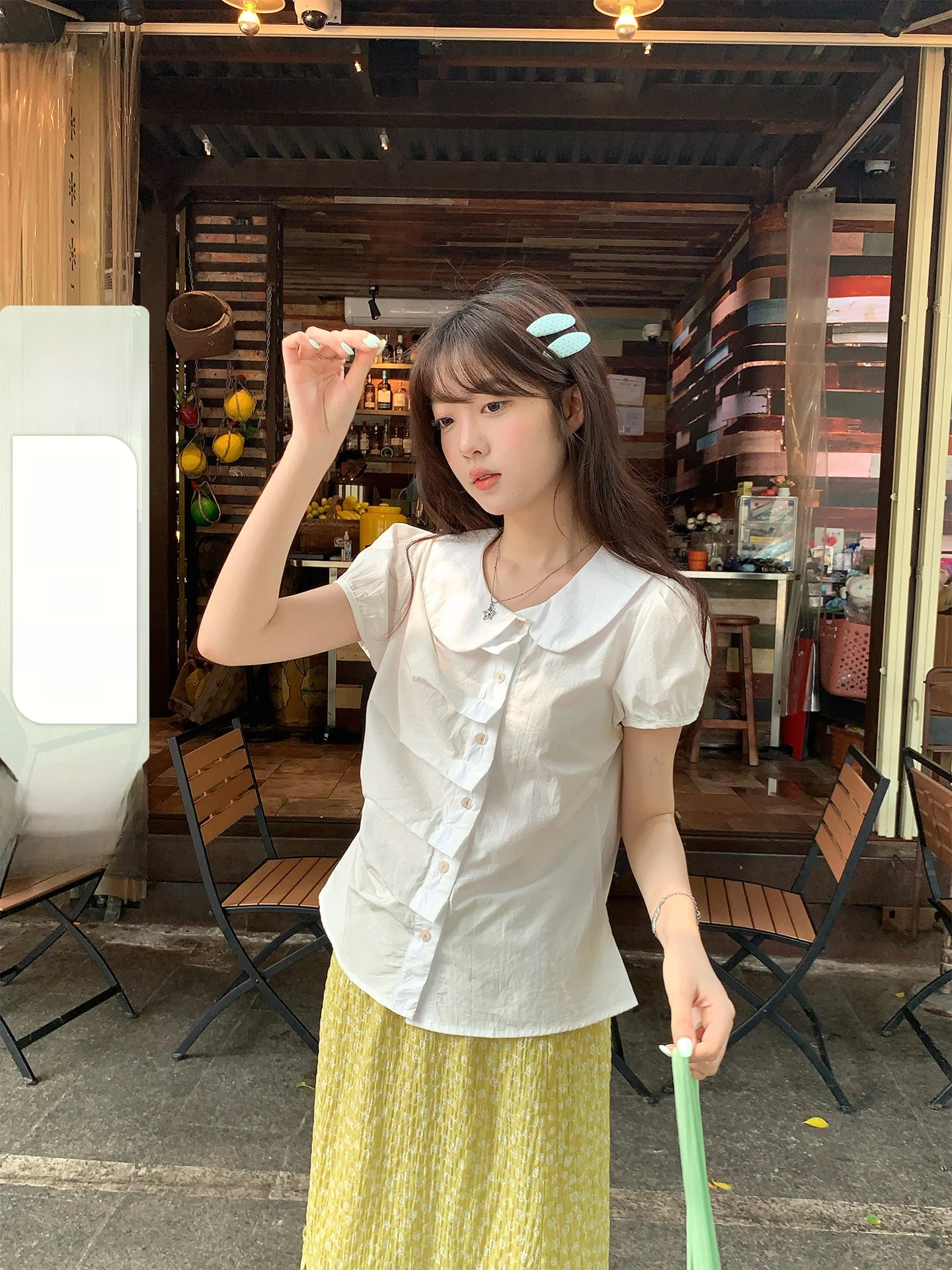 Hollyii Korean Style Short Sleeve Pleated Doll Collar Multi-Layer Shirt Spring Summer New Arrival Breathable Skin-Friendly Ca...
Hollyii Korean Style Short Sleeve Pleated Doll Collar Multi-Layer Shirt Spring Summer New Arrival Breathable Skin-Friendly Ca...