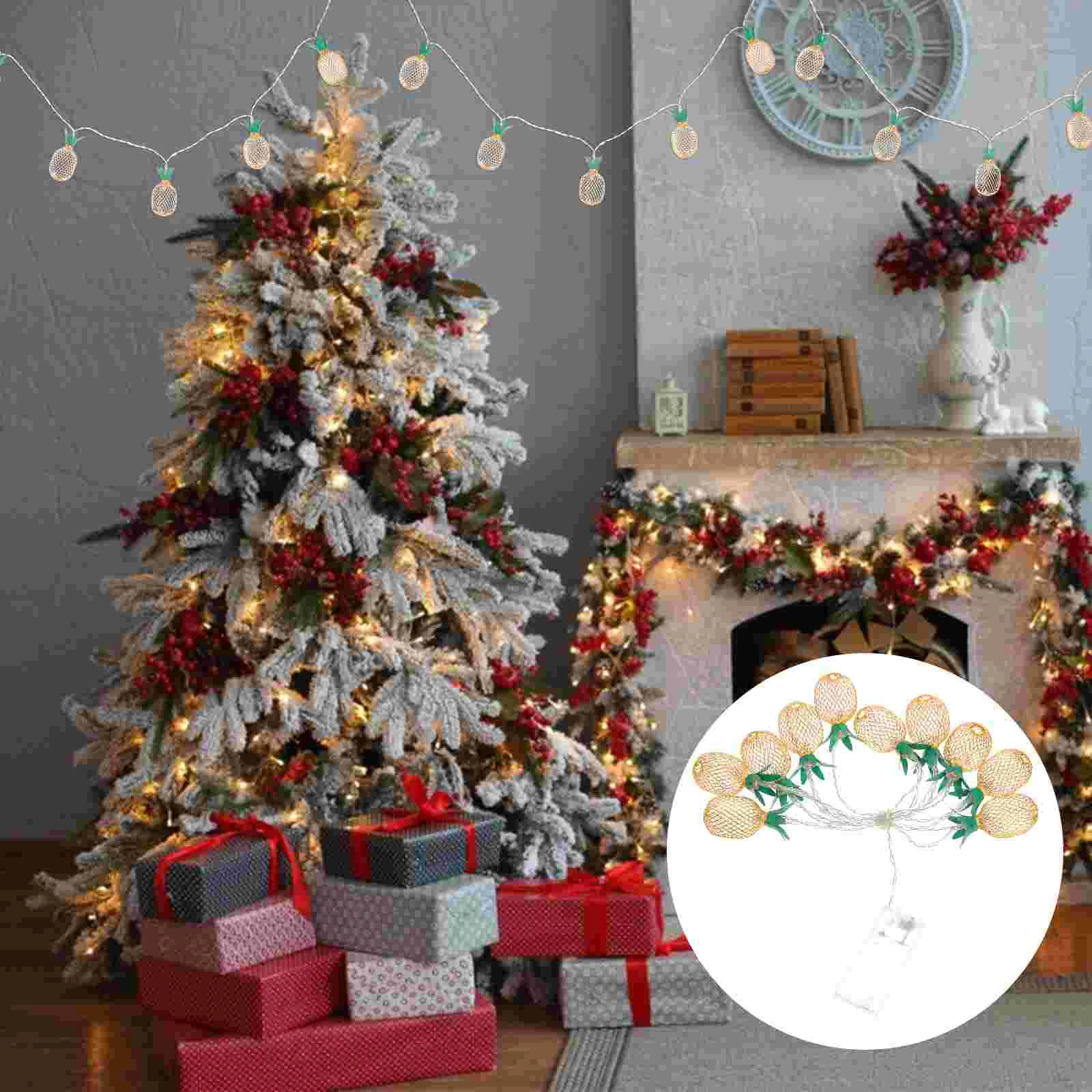 Pineapple Shaped String Light Powered 10 LED Fairy Decorative String Lighting for Christmas Home Wedding Party Bedroom B
Pineapple Shaped String Light Powered 10 LED Fairy Decorative String Lighting for Christmas Home Wedding Party Bedroom B