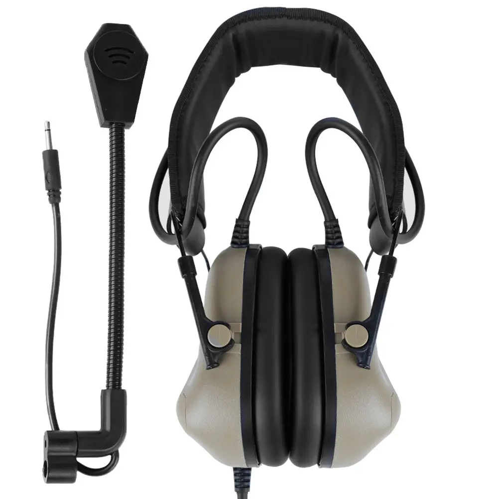 Tactical Headset Adjustable Electronic Shooting Earmuff No Noise Reduction Walkie Headphone for Training Hunter Outdoor
Tactical Headset Adjustable Electronic Shooting Earmuff No Noise Reduction Walkie Headphone for Training Hunter Outdoor