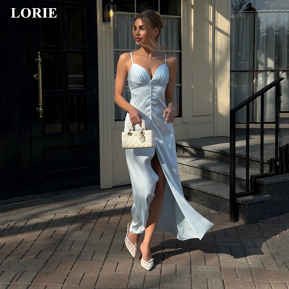 LORIE Sexy V-Neck Low Cut-out Evening Dresses Pleated Sleeveless Button Prom Dress Elegant High Slit Party Gowns Customized
LORIE Sexy V-Neck Low Cut-out Evening Dresses Pleated Sleeveless Button Prom Dress Elegant High Slit Party Gowns Customized