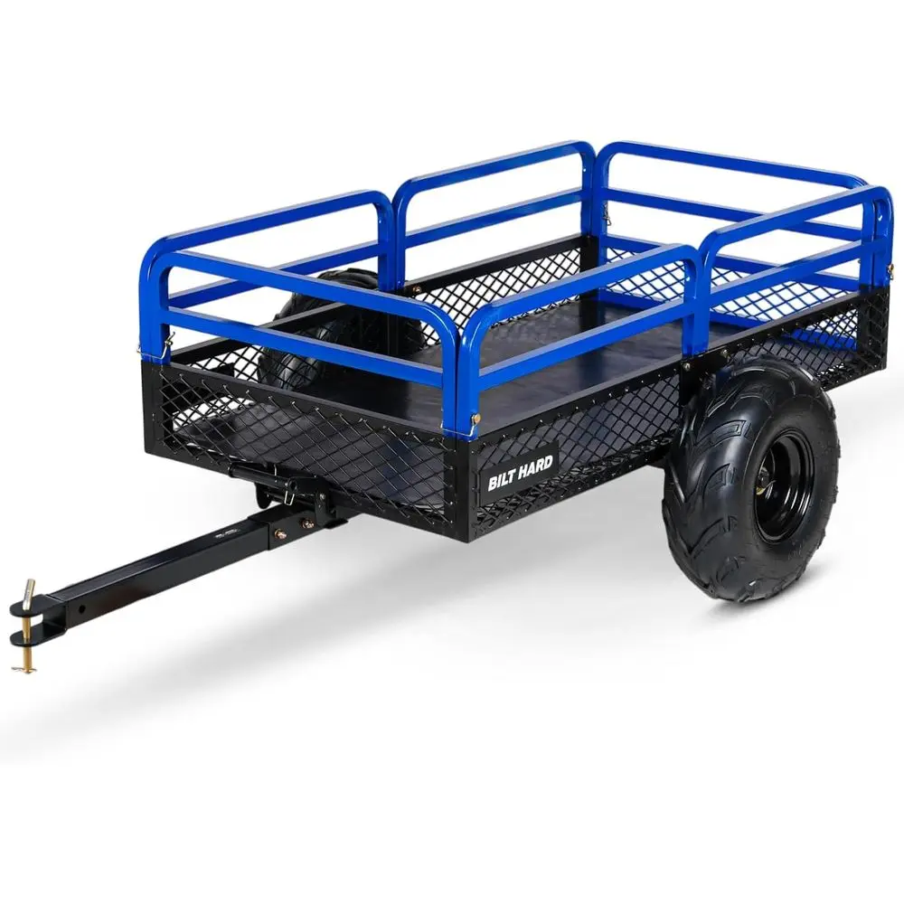 1500 lbs Capacity ATV Garden Trailer with Dump Cart for Yard and Mower Towing
1500 lbs Capacity ATV Garden Trailer with Dump Cart for Yard and Mower Towing