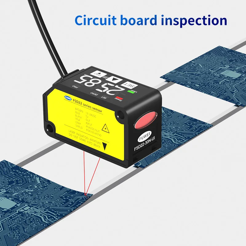 FUWEI FSD22-200P-UI Output Pnp High-precision Distance Measuring 200mm analog 4~20mA 0-5V Laser Displacement Sensor Micro laser
FUWEI FSD22-200P-UI Output Pnp High-precision Distance Measuring 200mm analog 4~20mA 0-5V Laser Displacement Sensor Micro laser