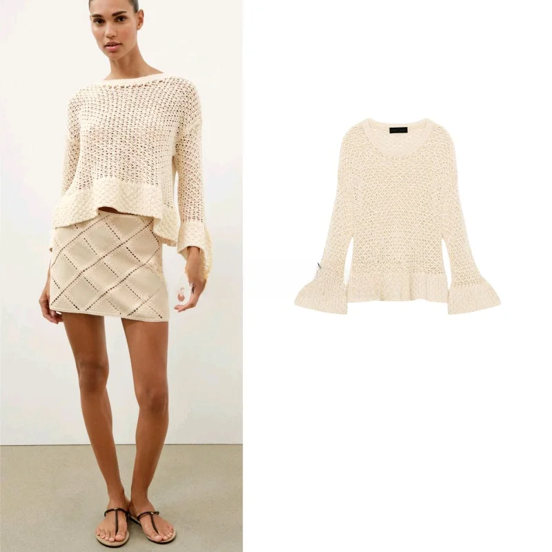 Spring Summer New Arrival Women's Casual Long Sleeve round Neck Knitted Top Layered Decoration Loose Fit Polyester Fiber
Spring Summer New Arrival Women's Casual Long Sleeve round Neck Knitted Top Layered Decoration Loose Fit Polyester Fiber