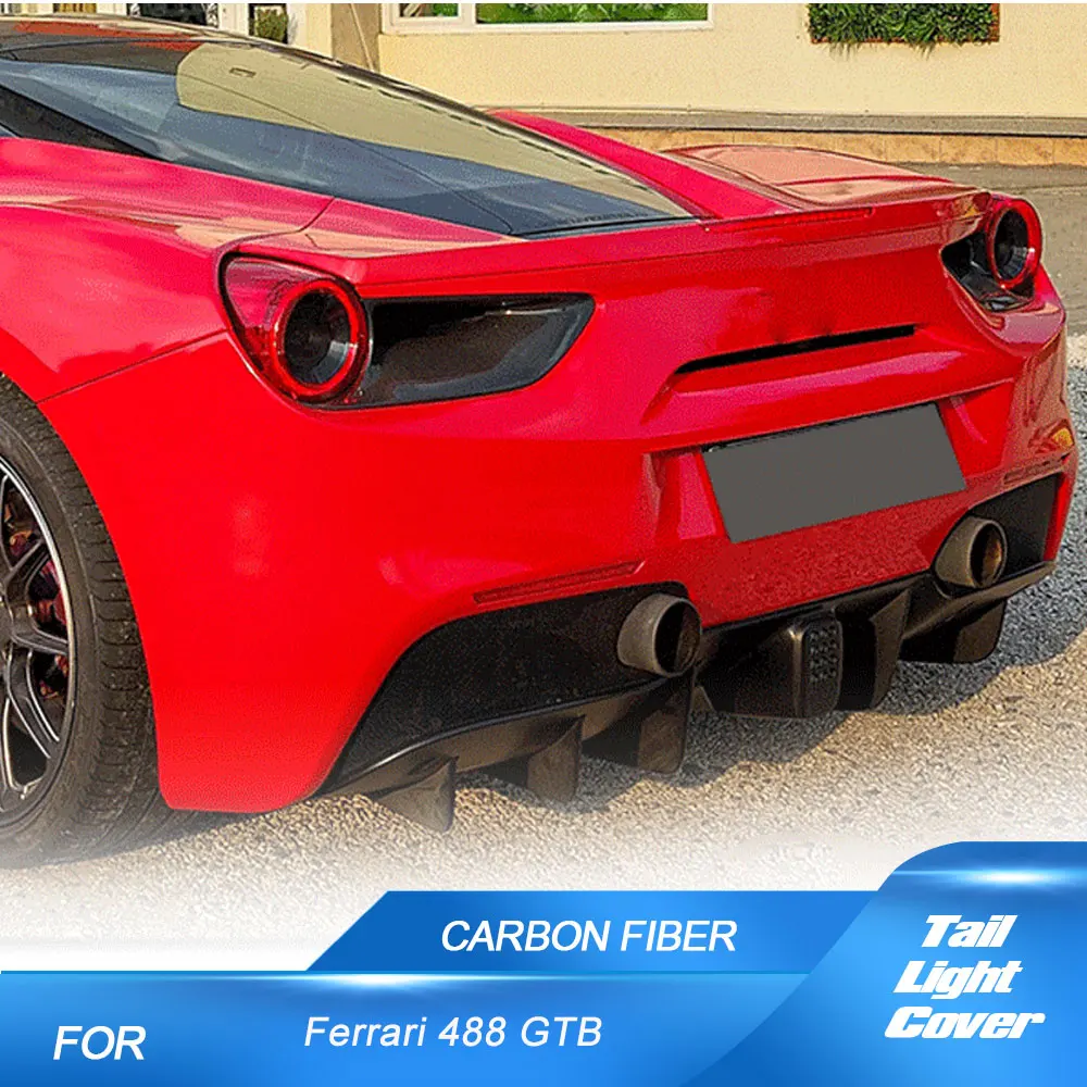 Carbon Fiber Car Fog Light Lamp Cover Trim Air Intake Covers Vents for Ferrari 488 GTB Spider 2015-2017 Car Rear Racing Body Kit
Carbon Fiber Car Fog Light Lamp Cover Trim Air Intake Covers Vents for Ferrari 488 GTB Spider 2015-2017 Car Rear Racing Body Kit
