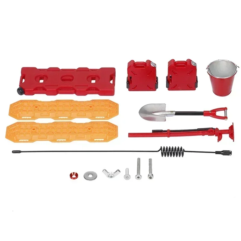 7in1 Self-Help Board Fuel Tank Box Bucket Antenna Fuel Box Shovel Lifting Jack for Trxs HSP Redcat Rc4wd Tamiya SCX10 RC Car
7in1 Self-Help Board Fuel Tank Box Bucket Antenna Fuel Box Shovel Lifting Jack for Trxs HSP Redcat Rc4wd Tamiya SCX10 RC Car