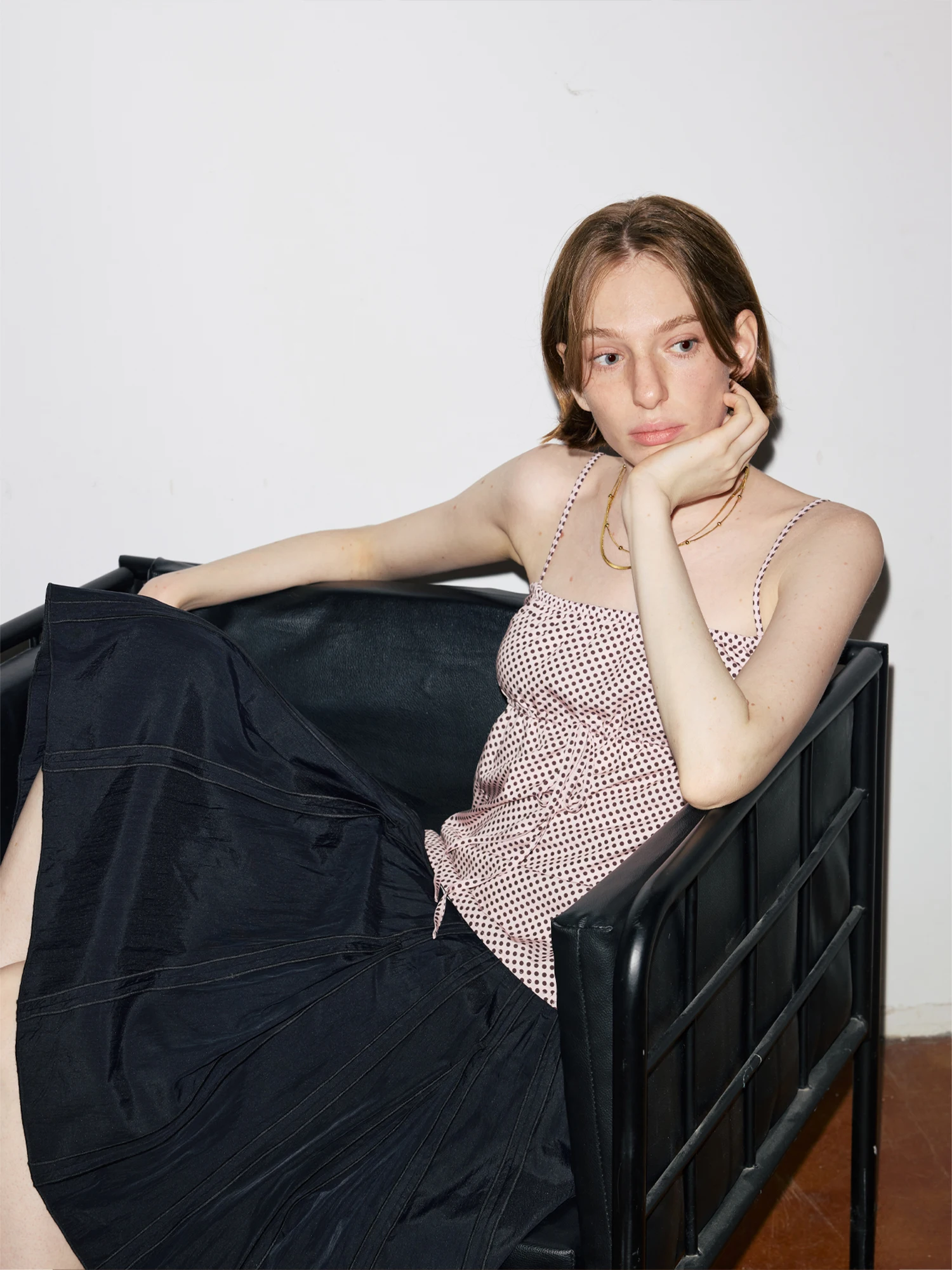 Retro Polka Dot Cotton Feel Casual Loose Strap Vest Women's Commute Sle Inner Wear Single Piece Regular Length
Retro Polka Dot Cotton Feel Casual Loose Strap Vest Women's Commute Sle Inner Wear Single Piece Regular Length