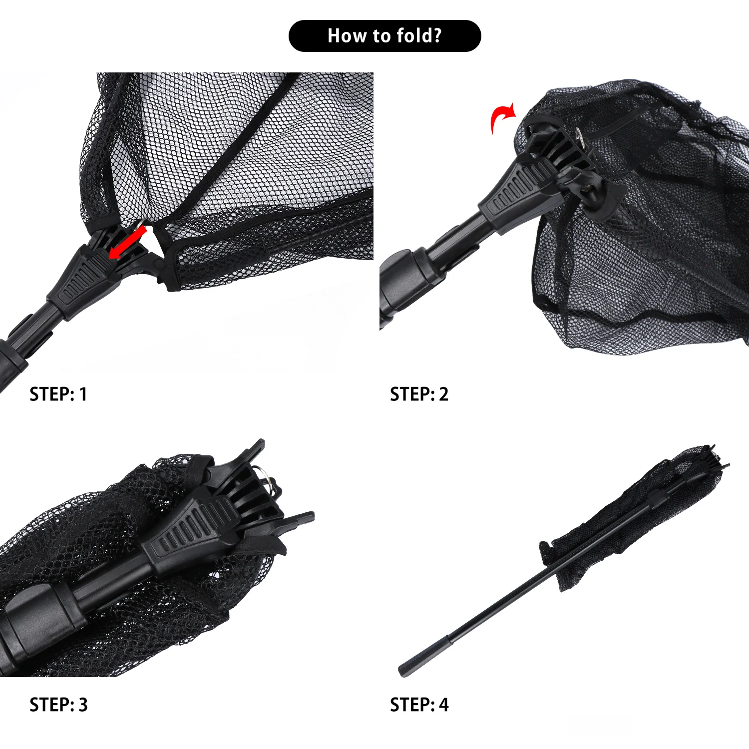 Goture Foldable Fishing Landing Net with Telescopic Aluminum Pole,4mm Fine Mesh,Portable Anti-Slip Handle for Carp Trout Fishing
Goture Foldable Fishing Landing Net with Telescopic Aluminum Pole,4mm Fine Mesh,Portable Anti-Slip Handle for Carp Trout Fishing