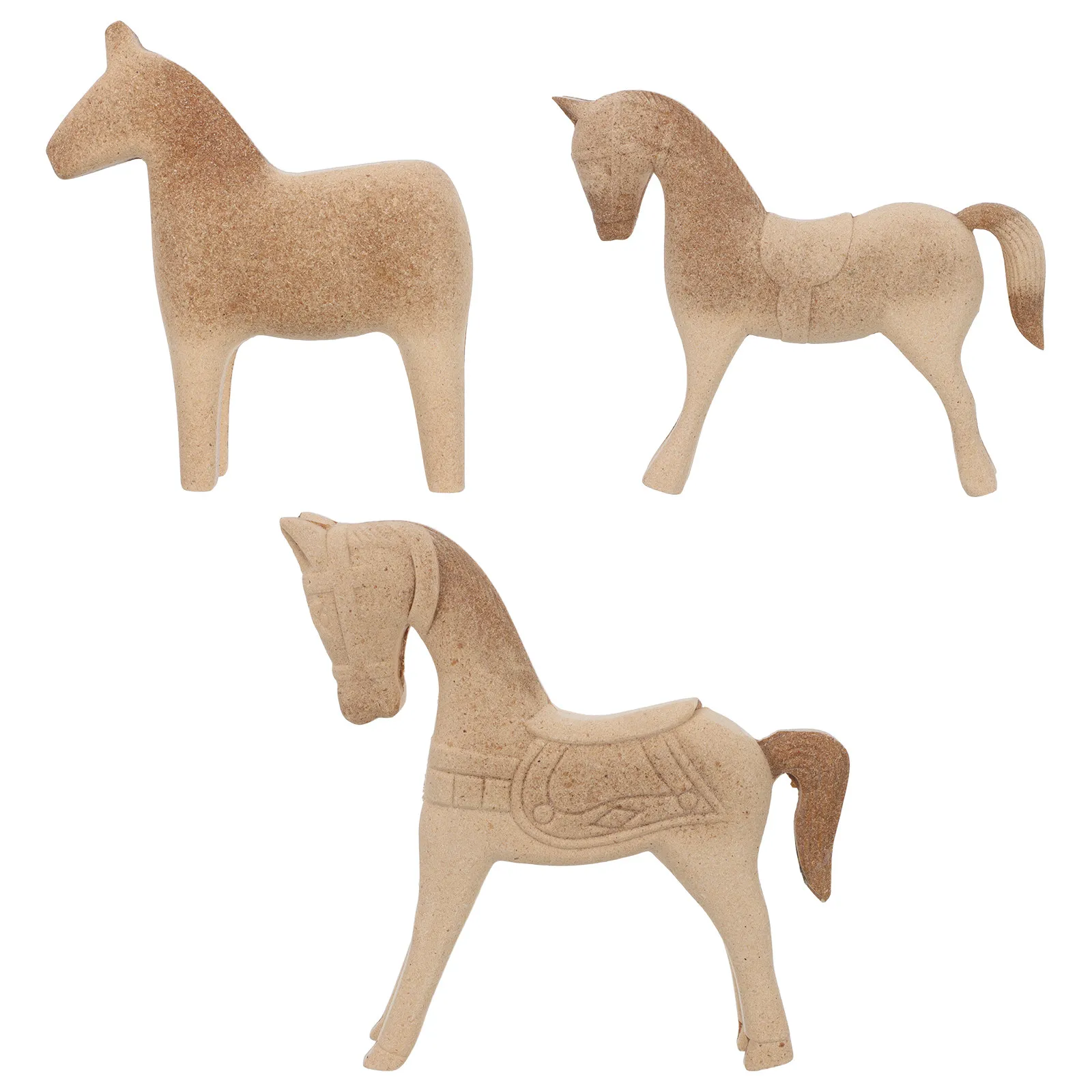 3Pcs Unfinished Wood Horse Figures for Painting DIY Craft Kit Hand Carved Natural Wooden Animal Statues Home Decor Art Projects
3Pcs Unfinished Wood Horse Figures for Painting DIY Craft Kit Hand Carved Natural Wooden Animal Statues Home Decor Art Projects