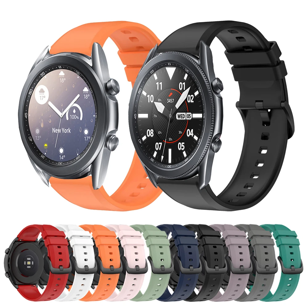 New Silicone Smart Watch Band For Samsung Galaxy Watch 3 45mm Sport 22mm Replacement Strap For Galaxy 46mm/Gear S3 Bracelet
New Silicone Smart Watch Band For Samsung Galaxy Watch 3 45mm Sport 22mm Replacement Strap For Galaxy 46mm/Gear S3 Bracelet