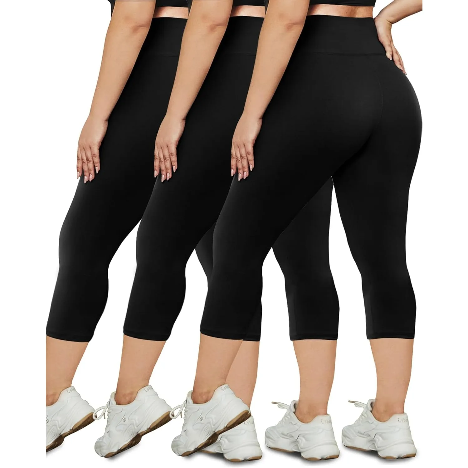 ZENFLEX 3 Pack Plus Size Leggings for Women(X-Large - 4X)- High Waist Stretchy Soft Pants for Workout Running Yoga
ZENFLEX 3 Pack Plus Size Leggings for Women(X-Large - 4X)- High Waist Stretchy Soft Pants for Workout Running Yoga