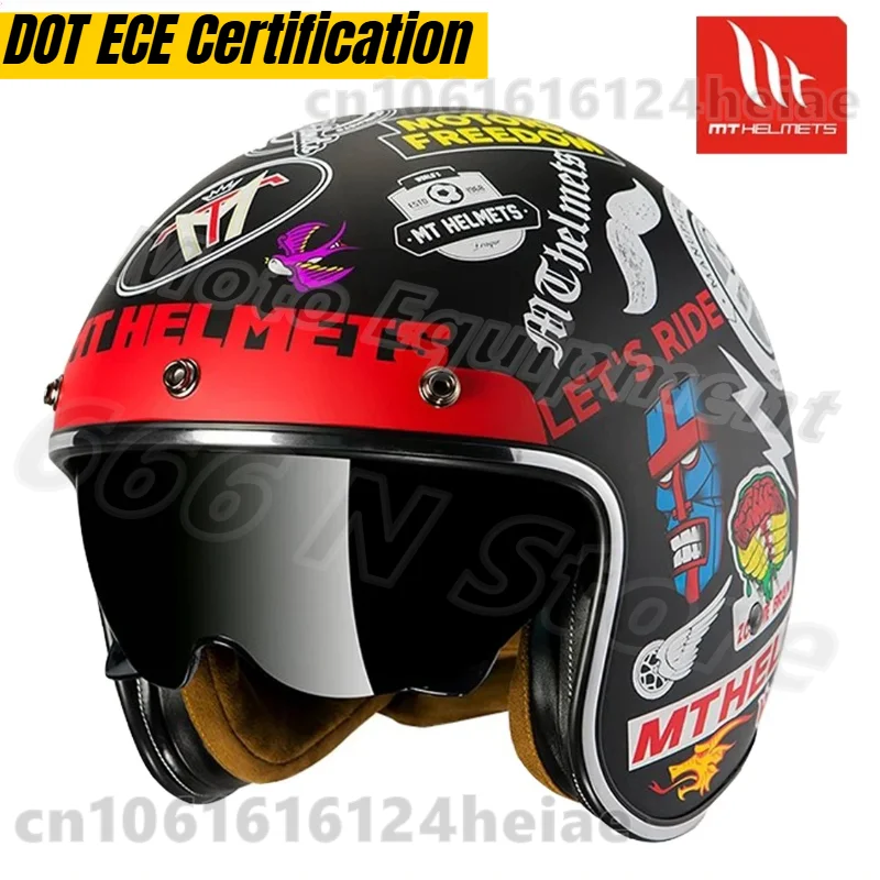 MT MANSZ Motorcycle Helmet Riding Half Helmets DOT ECE Certification Cosas Sunscreen Lens Electric Motobike Scooter Capacete
MT MANSZ Motorcycle Helmet Riding Half Helmets DOT ECE Certification Cosas Sunscreen Lens Electric Motobike Scooter Capacete
