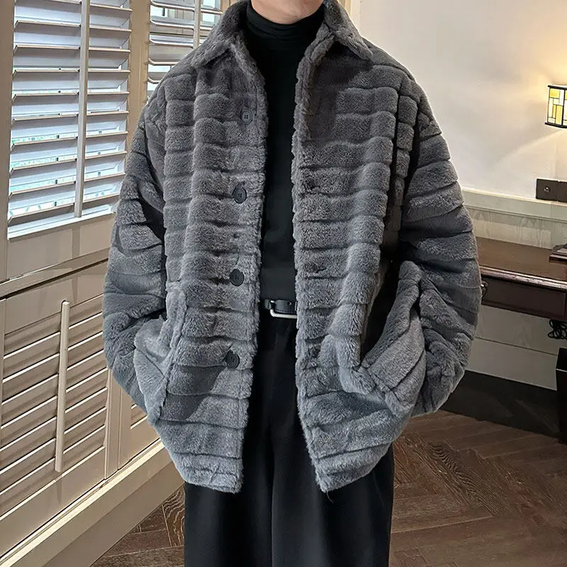 Autumn and winter striped design plush warm jacket, high-quality fashionable luxury jacket, men's thick jacket
Autumn and winter striped design plush warm jacket, high-quality fashionable luxury jacket, men's thick jacket