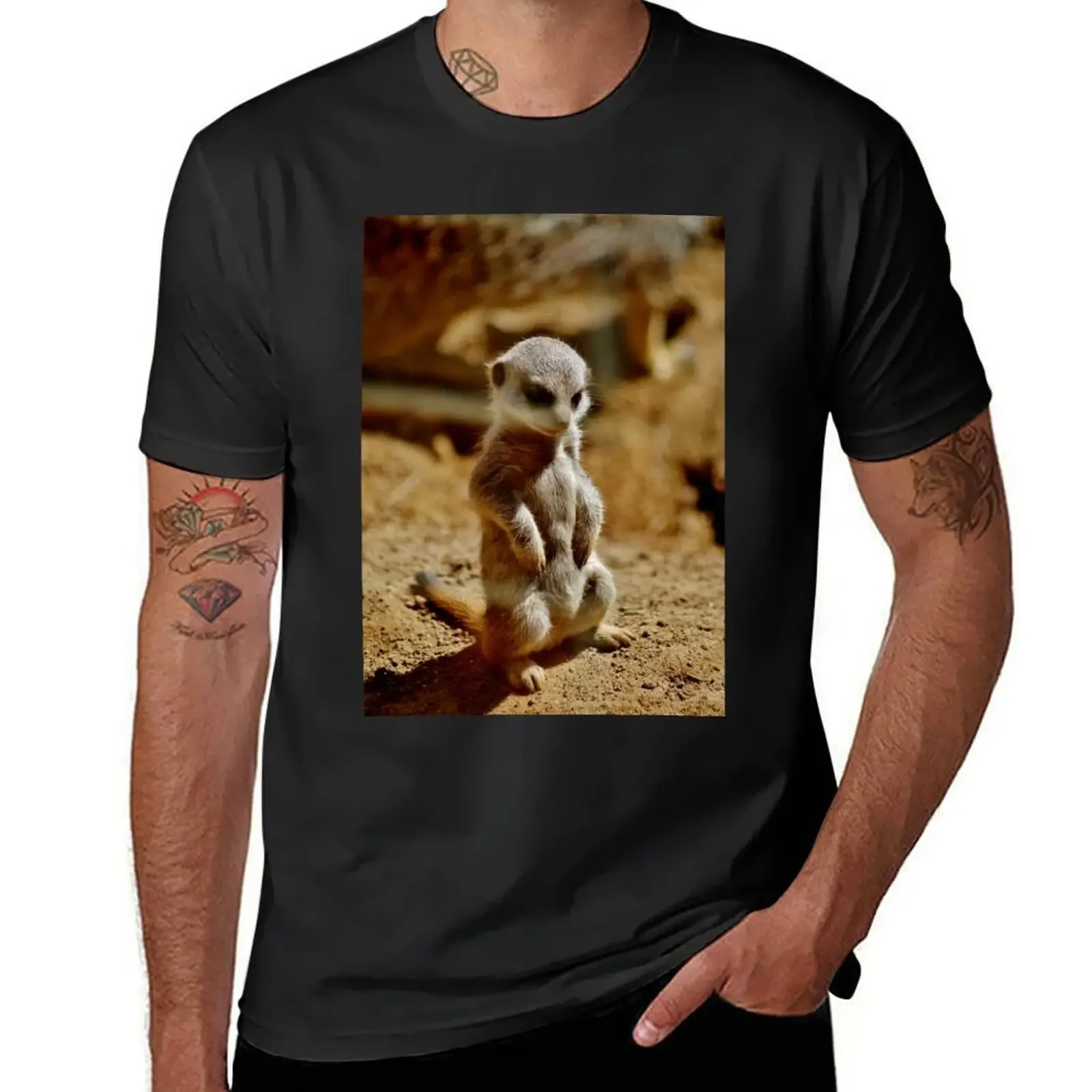 Meerkat Style T-Shirt valentines clothes hippie clothes plus size clothes Men's t-shirts 
Meerkat Style T-Shirt valentines clothes hippie clothes plus size clothes Men's t-shirts