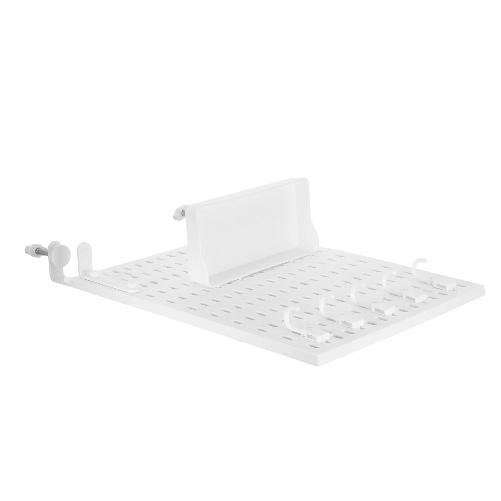 1Set Desk Pegboard Plastic Organizer Clamp-on Tabletop Shelf Stationery Storage No Drill Desk Wall Organizer Dorm
1Set Desk Pegboard Plastic Organizer Clamp-on Tabletop Shelf Stationery Storage No Drill Desk Wall Organizer Dorm