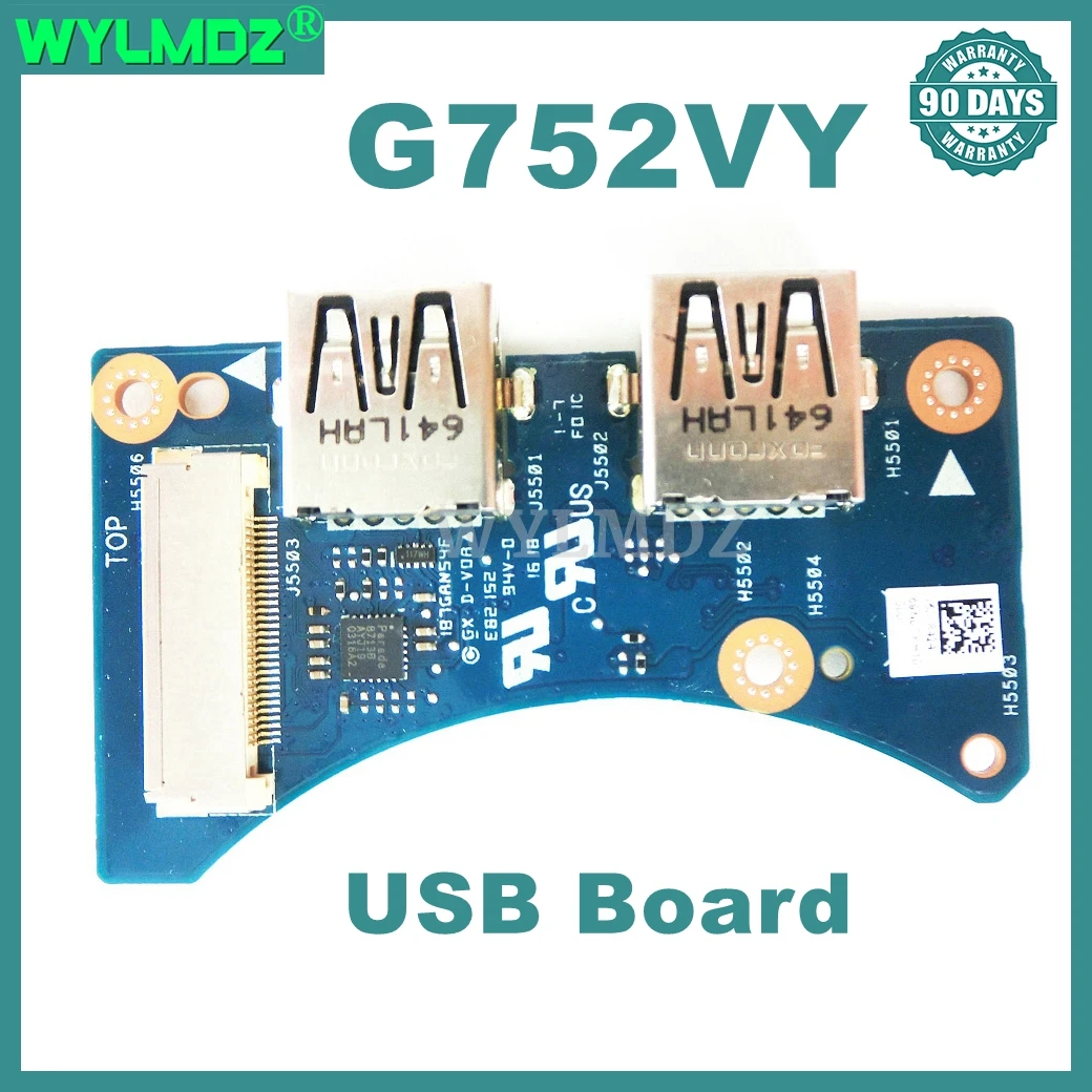 USB Board For Asus ROG G752 G752VT G752V G752VL G752VS G752VM G752VY IO Board 100% Tested OK
USB Board For Asus ROG G752 G752VT G752V G752VL G752VS G752VM G752VY IO Board 100% Tested OK