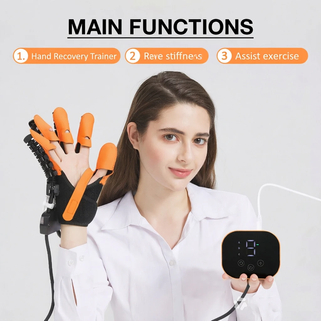 Pneumatic Finger Exerciser Glove Hand Recovery Robot 3 Modes Mirror Training Flexibility Trainer Stiffness Relief Left Right
Pneumatic Finger Exerciser Glove Hand Recovery Robot 3 Modes Mirror Training Flexibility Trainer Stiffness Relief Left Right