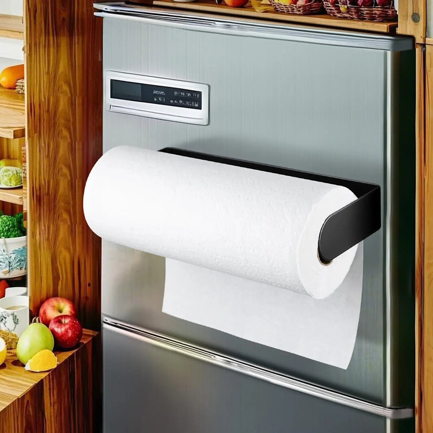 Magnetic Paper Towel Holder for Fridge - Black Paper Towel Roll Holder Under Cabinet Paper Towel Rack with Strong Magnet, Kitchen, Rv, Grill, Camping
Magnetic Paper Towel Holder for Fridge - Black Paper Towel Roll Holder Under Cabinet Paper Towel Rack with Strong Magnet, Kitchen, Rv, Grill, Camping