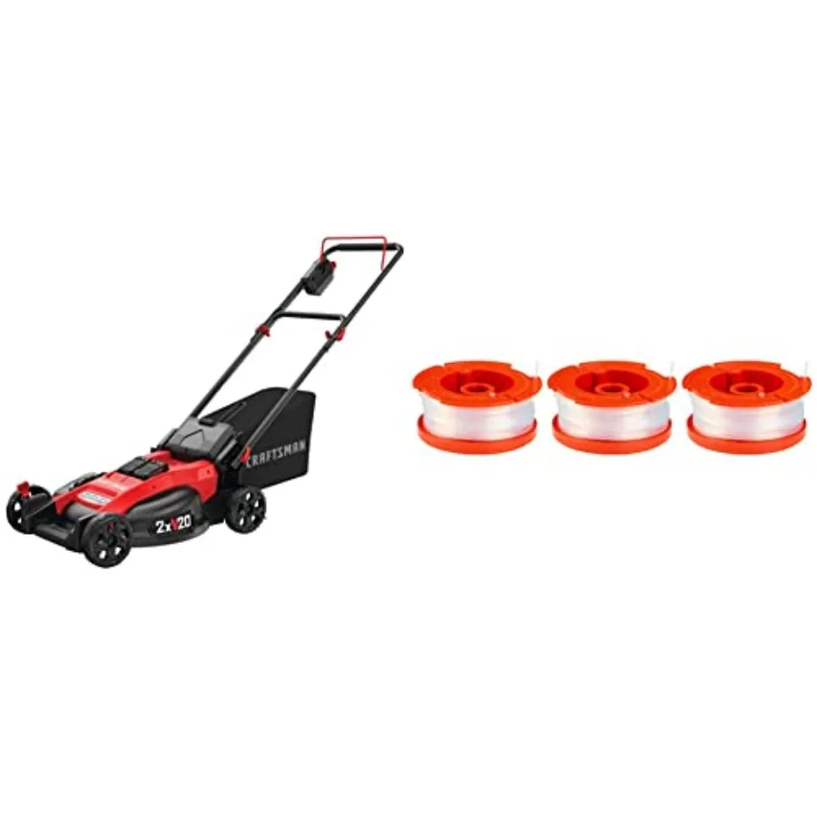 V20 Lawn Mower and String Trimmer Line Bundle for Lawn Care Green Plastic High-Performance Cutting with Durable Design
V20 Lawn Mower and String Trimmer Line Bundle for Lawn Care Green Plastic High-Performance Cutting with Durable Design