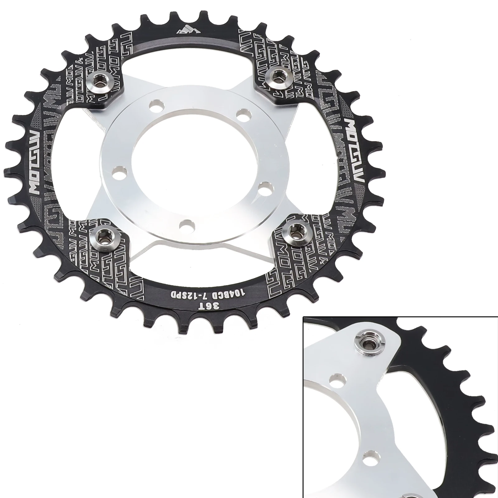 1 Pcs Electric Bicycle Aluminum Alloy For Ebike 32/34/36/38T Chainring Adapter For Bafang 01/02 Practical Bicycle Supplies
1 Pcs Electric Bicycle Aluminum Alloy For Ebike 32/34/36/38T Chainring Adapter For Bafang 01/02 Practical Bicycle Supplies