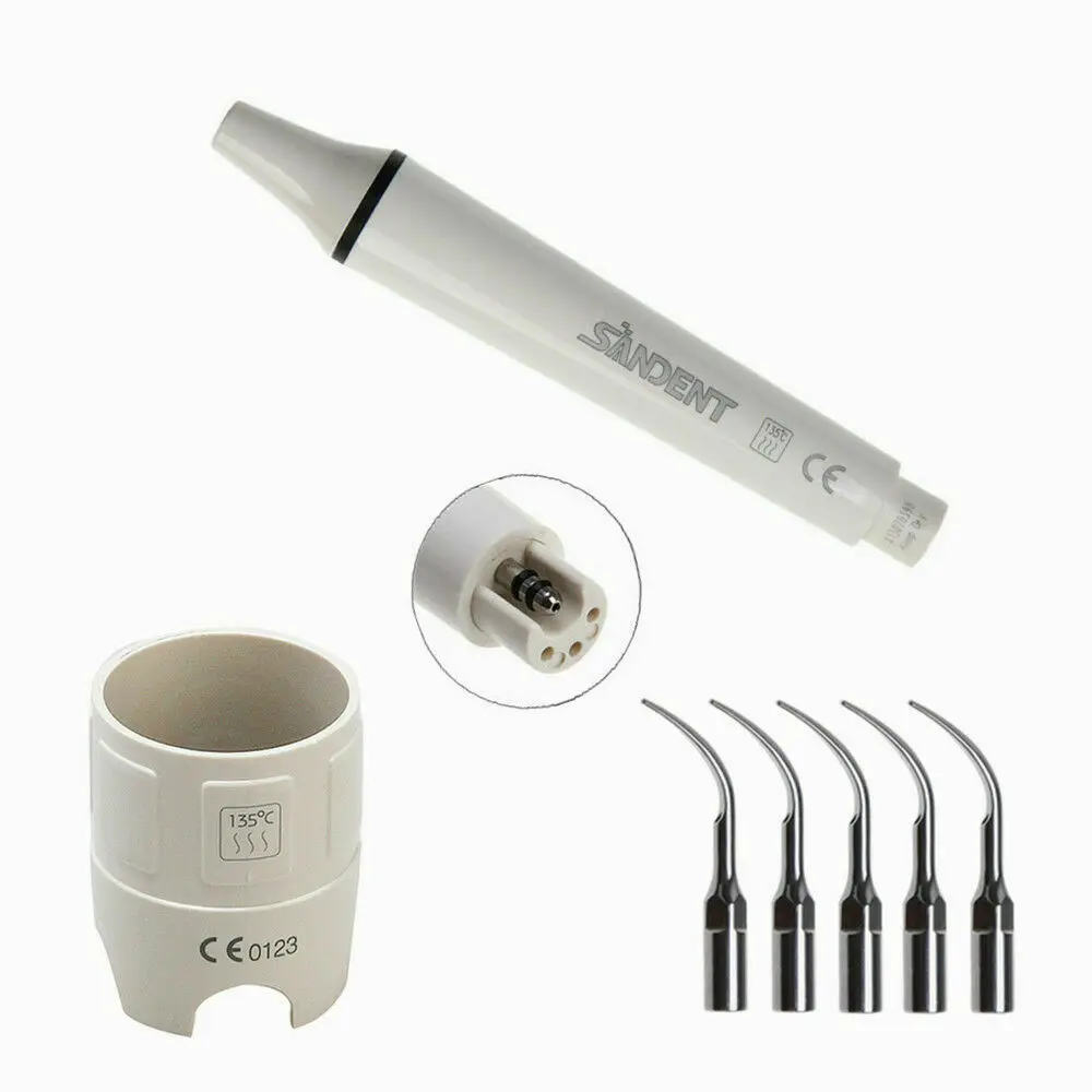 Dental Ultrasonic Piezo Scaler Handpiece For EMS + key Wrench + 5PCS Scaling Tips G1
Dental Ultrasonic Piezo Scaler Handpiece For EMS + key Wrench + 5PCS Scaling Tips G1