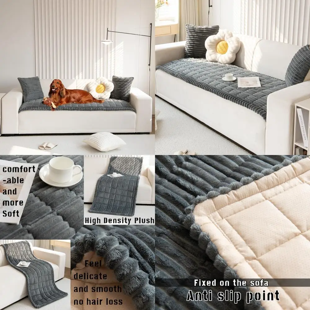 Pet-Friendly Washable Non-Slip Couch Cover, Fuzzy Sofa Slipcover, Dog-Proof Sofa Protector, Cushion Mat for Pets
Pet-Friendly Washable Non-Slip Couch Cover, Fuzzy Sofa Slipcover, Dog-Proof Sofa Protector, Cushion Mat for Pets